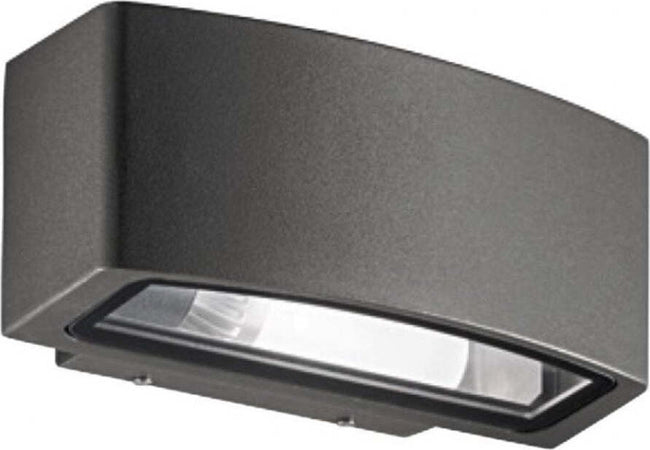 OUTLET-Applique-moderno-Ideal-Lux-GES701-E27-LED-IP54-metallo-lampada-parete