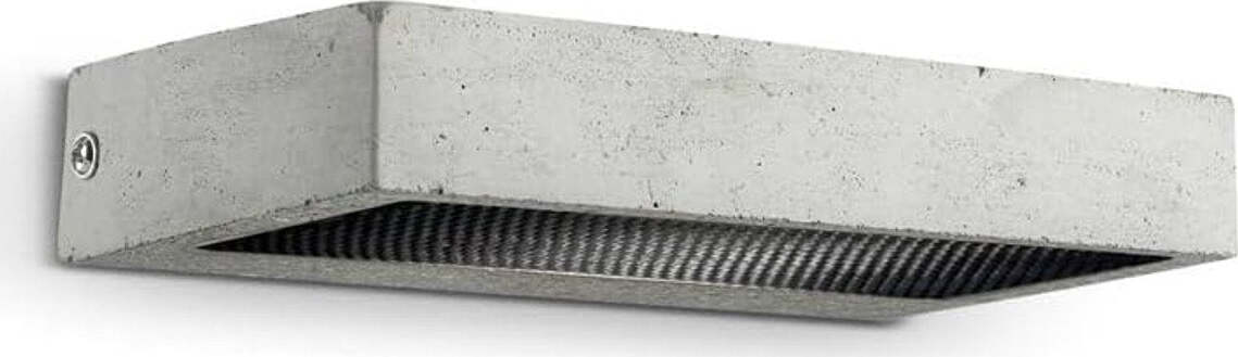 OUTLET-Applique-moderno-Ideal-Lux-HYDRA-139746-R7s-LED-cemento-lampada-parete