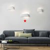 OUTLET-Applique-SF-DELFI-T224-G9-LED-45CM-gesso-lampada-parete-biemissione