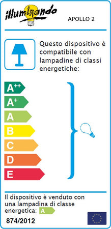 OUTLET-Binario-IL-APOLLO-GU10-LED-7W-2-luci-metallo-nichel-spazzolato-vetro-moderno-spot