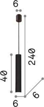 OUTLET-Lampadario-classico-Ideal-Lux-LOOK-SP1-SMALL-170589-GU10-LED-metallo-sospensione