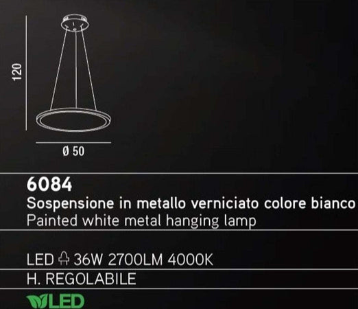 OUTLET-Lampadario-moderno-Perenz-6084-LED-metallo-sospensione