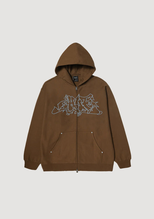 HUF Outlines Heavy Weight F/z Fleece da uomo