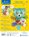 Clementoni Baby - Cleo e Leo - dolci leopardi - Peluche Parlante Interattivo, Gioco Educativo Prima Infanzia Bambini 6 Mesi, Gioco Pupazzo Neonato, Musicale, Luci e Suoni, Con Batterie, In Italiano