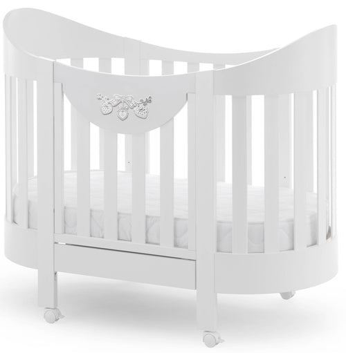 Lettino Ovale Lunetta Italbaby Romantic Bianco