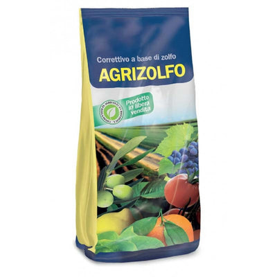 Fungicida biologico zolfo bagnabile Agrizolfo 80 % per la difesa della vite ed ortaggi