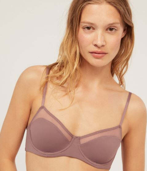 OYSHO REGGISENO TULLE COPPE NON IMBOTTITE MALVA TAGLIA 3B Moda/Donna/Abbigliamento/Abbigliamento da notte lingerie e intimo/Lingerie & Intimo/Reggiseni/Reggiseni basic Scontolo.net - Potenza, Commerciovirtuoso.it