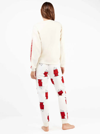 Pigiama Donna Gisela 2/20332S – Completo Snoopy in Pile Morbido