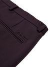 Gucci Pantalone Sartoriale Bordeaux con Ricamo Logo da uomo