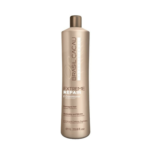 Cadiveu brasil cacau extreme repair conditioner 1000 ml, ristrutturante per capelli danneggiati