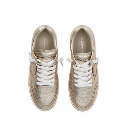 Philippe Model sneaker donna philippe model - nice low woman - oro da donna