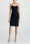calvin klein VESTITO STRAPPY CROSSBACK SLIP DRESS da uomo