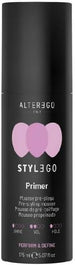 alterego stylego primer mousse 175 ml, prepara i capelli allo styling donando volume e texture