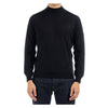 FILIPPO DE LAURENTIIS maglioni uomo filippo de laurentiis - lupetto ml royal merino - nero da uomo