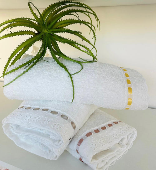 Set Asciugamani 3+3 Alexander Tuscany Home San Gallo – 100% Spugna di Cotone