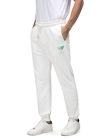 CASABLANCA Joggers Tennis Club Icon bianchi con ricami Casablanca da uomo