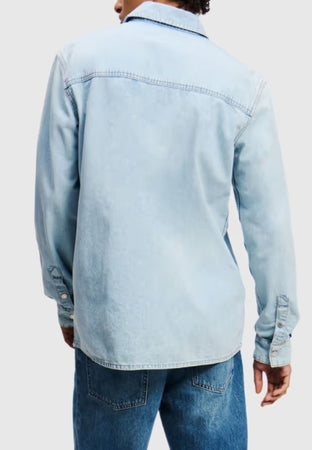 KARL LAGERFELD CAMICIA KLJ DENIM SHIRT da uomo