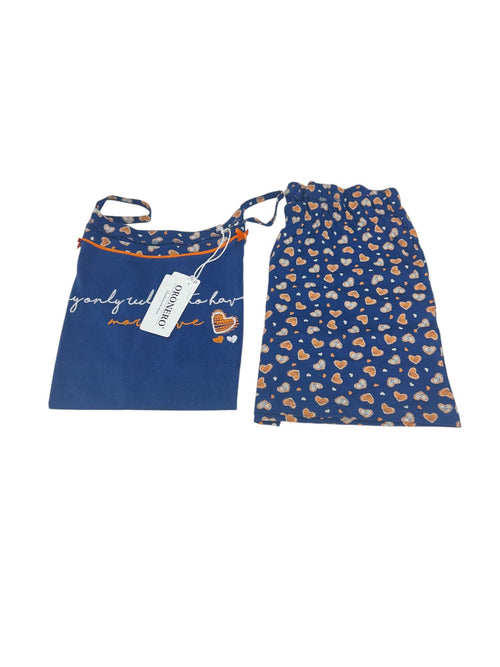 Pigiama Donna Primavera/Estate Oronero OD410 Cotone