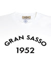 Gran Sasso T-Shirt Bianca con Logo da uomo