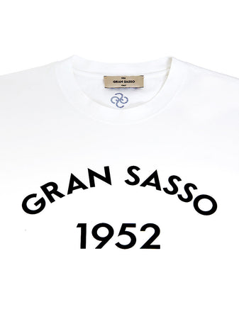 Gran Sasso T-Shirt Bianca con Logo da uomo