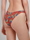 Costume Gisela 2/30241BT taglia M, bikini fantasia tribale, top bandeau con ferretto e foam, slip taglio a V, spalline multiposizione.
