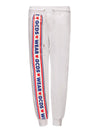 GCDS Pantalone Tuta Bianco con Logo da donna
