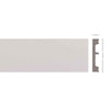 *STOCK FOLLI* Profilo mostrina - battiscopa - boiserie in Polimeri Bianco RAL 9016 verniciabile 66X13mm (Prezzo al metro)