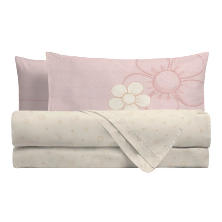 THUN® Completo Lenzuola Iconic Daisy 2504S - Varie Dimensioni