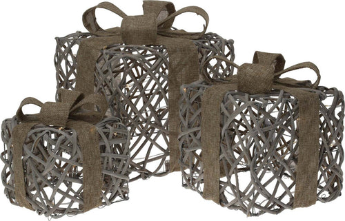 Pacchi regalo natalizi a LED, decorazione per interno ed esterno, set da 3 pezzi Casa e cucina/Decorazioni per interni/Addobbi e decorazioni per ricorrenze/Decorazioni natalizie/Luci natalizie/Catene luminose per esterni MagiediNatale.it - Altamura, Commerciovirtuoso.it