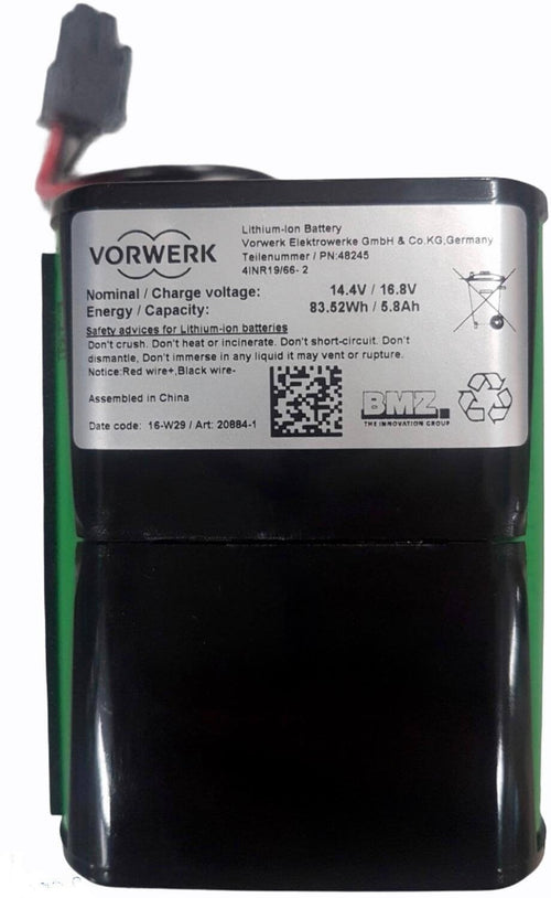 Pacco Batteria Robot Originale Vorwerk Folletto VR 200