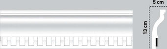 Pacco Da 110ml Di Cornice Decorativa In Polistirolo Compatto Xps 130x50x2000 Ldk05 Fai da te/Prodotti per la costruzione/Materiali da costruzione/Infissi/Rosoni a soffitto Eternal Parquet - Ariano Irpino, Commerciovirtuoso.it