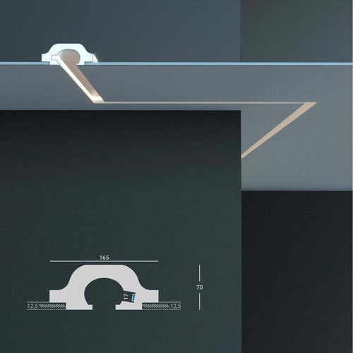 Pacco Da 6 Barre Di Cornice Xps A Soffitto Con Alloggio Led 165x70x1150 Kd120 Fai da te/Prodotti per la costruzione/Materiali da costruzione/Infissi/Rosoni a soffitto Eternal Parquet - Ariano Irpino, Commerciovirtuoso.it