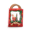 Borsetta in plastica con luci a batteria per decorazioni natalizie