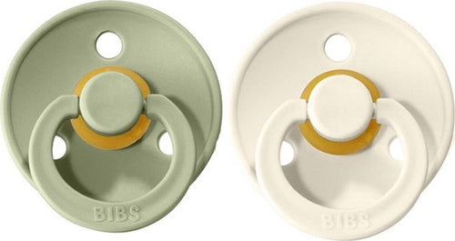 Pack 2 Ciucci BIBS 0+ Ivory/Sage Prima infanzia/Succhietti e massaggiagengive/Succhietti La Casa Del Bebè - Napoli, Commerciovirtuoso.it