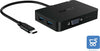 PACK 5 PER Usb Type-C Hub 4 USB 3.0 ricarica uscita Vga Full Hd Macbook Pro Samsung Lenovo Dell Huawei - RIVENDITORE