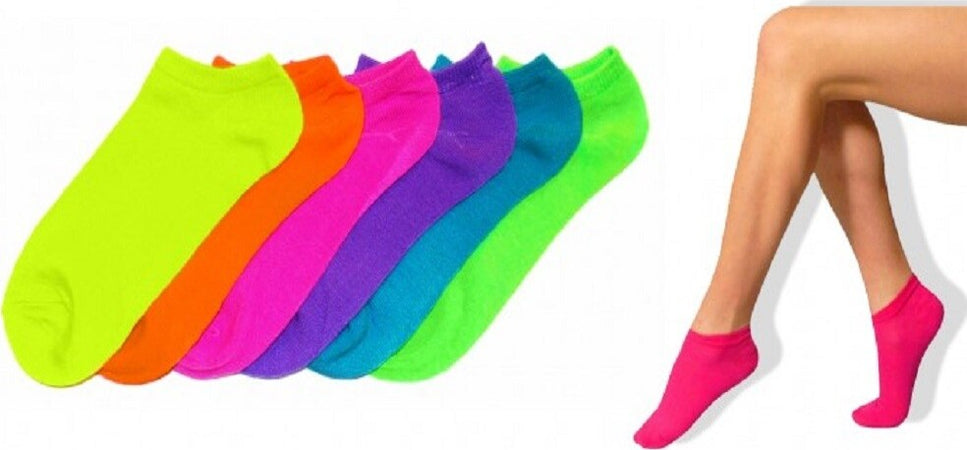 Pack 6 Paia Di Calzini Summer Fluo Donna Pedalini Tg. Unica 35/40 Moda/Donna/Abbigliamento/Calze e collant/Calzini Trade Shop italia - Napoli, Commerciovirtuoso.it