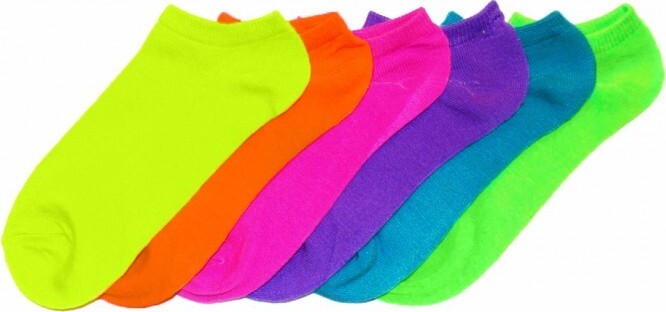 Pack 6 Paia Di Calzini Summer Fluo Donna Pedalini Tg. Unica 35/40 Moda/Donna/Abbigliamento/Calze e collant/Calzini Trade Shop italia - Napoli, Commerciovirtuoso.it