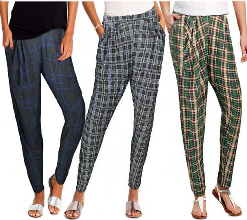 Pack Da 3 Pantaloni Da Donna Alla Turca Ass. Style Tartan Scacchi Moda/Donna/Abbigliamento/Leggings Trade Shop italia - Napoli, Commerciovirtuoso.it