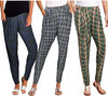 Pack-Da-3-Pantaloni-Da-Donna-Alla-Turca-Ass.-Style-Tartan-Scacchi