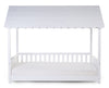 Struttura Letto Childhome con Tetto + 2 Sponde 90X200 cm Legno Bianco