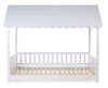 Struttura Letto Childhome con Tetto + 2 Sponde 90X200 cm Legno Bianco
