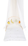 Tenda Sospesa a Baldacchino Childhome + Tappetino Bianco