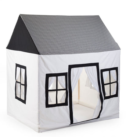 Casetta Grande Childhome Cotone Nero/Bianco
