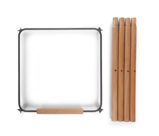 Set Gambe Lunghe Childhome Evolu + Poggiapiedi Legno Antracite