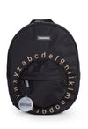 Zaino Scuola Childhome ABC Oro Nero