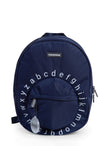 Zaino Scuola Childhome ABC Navy White