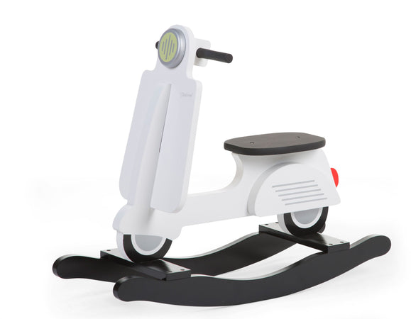 Scooter a Dondolo Childhome Bianco/Nero
