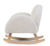 Sedia a Dondolo Childhome Teddy Bianco Natural