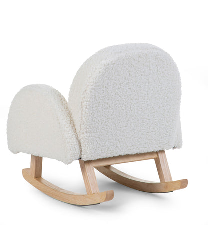 Sedia a Dondolo Childhome Teddy Bianco Natural