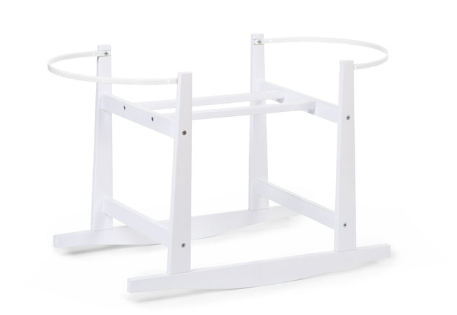 Supporto Dondolo Childhome per Cestino Moses Legno Bianco